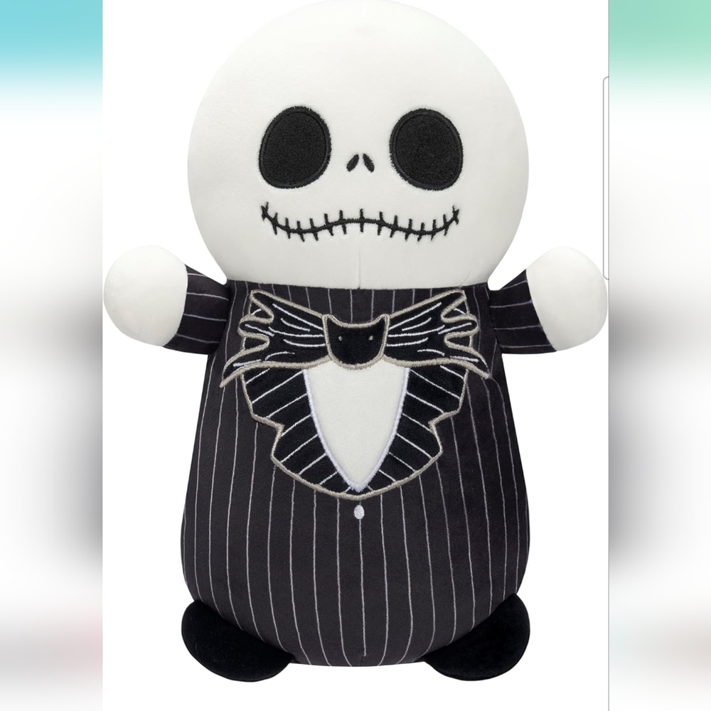 10" Jack Skellington Nightmare Before Christmas Disney HugMees Squishmallow 2024